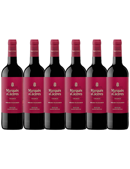 Pack Marqués de Cáceres Crianza (6 botellas)