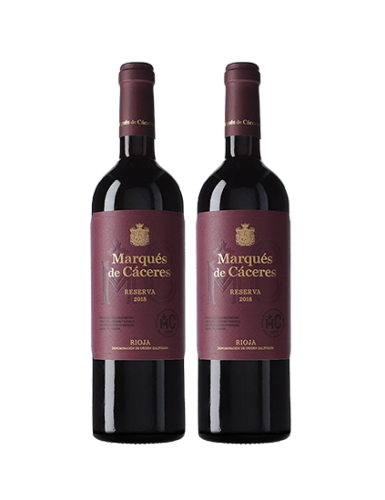 Marqués de Cáceres Reserva 2018 (2 botellas)