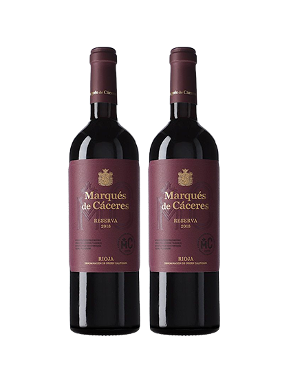 Pack Marqués de Cáceres Reserva 2018 (2 botellas)