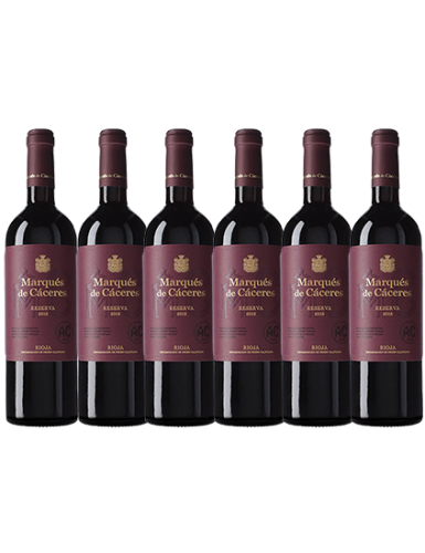 Marqués de Cáceres Reserva 2018 (6 botellas)