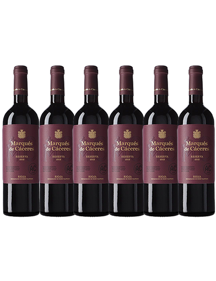 Pack Marqués de Cáceres Reserva 2018 (6 botellas)