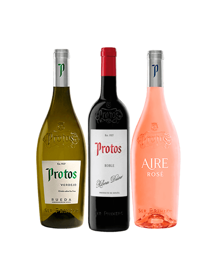 Pack Protos Aire, Protos Verdejo y Protos Roble