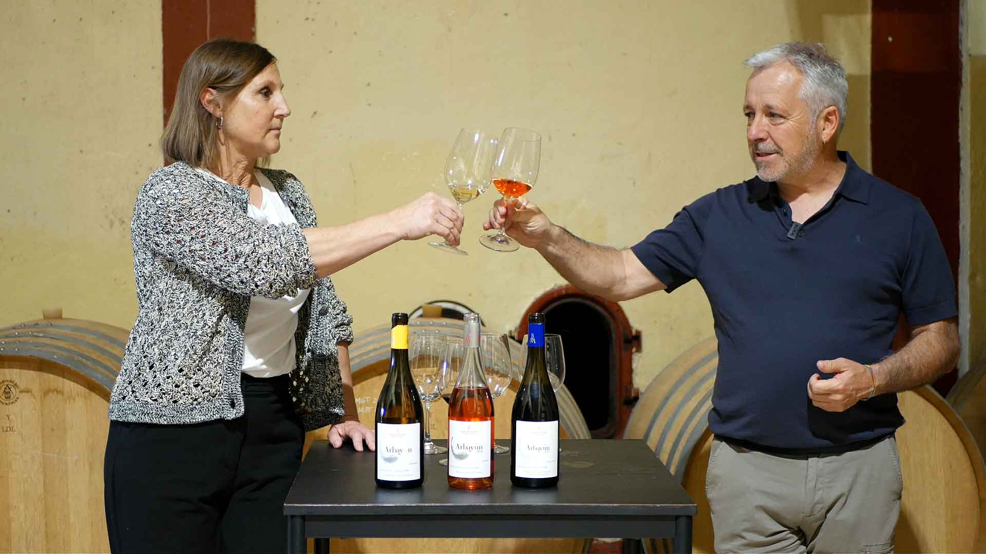 Cata de Arbayun Blanco, Rosado y Tinto